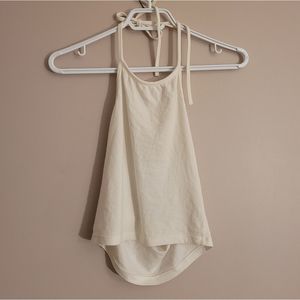 Brandy Melville white halter top